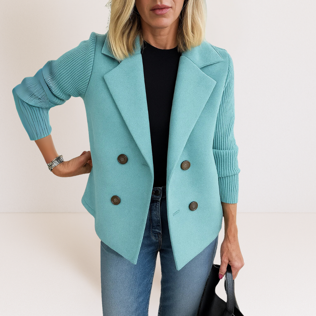 Martine – Blazer Cruzado de Comodidad Moderna y Elegancia Atemporal