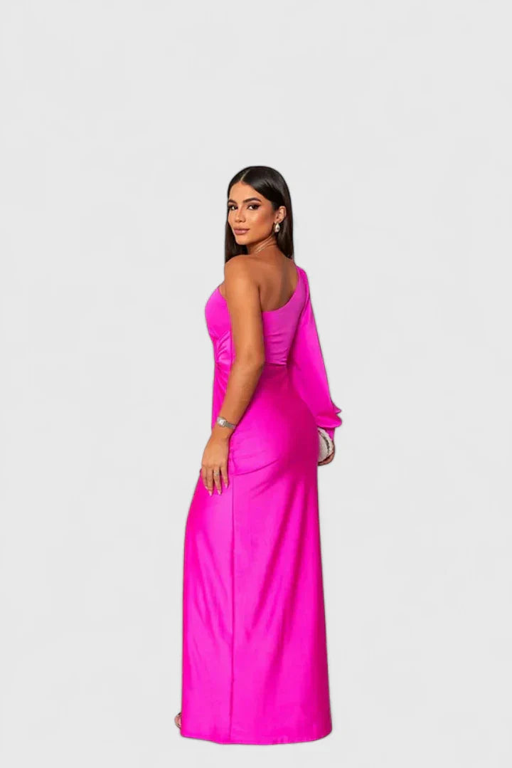 Hannah – Vestido Maxi Elegante de Un Solo Hombro para Noches Inolvidables