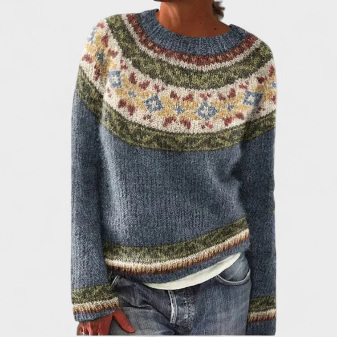 Elena™ | Blusa de Punto Clásica