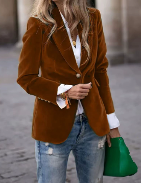 Mila – Blazer Entallado de Elegancia y Confianza