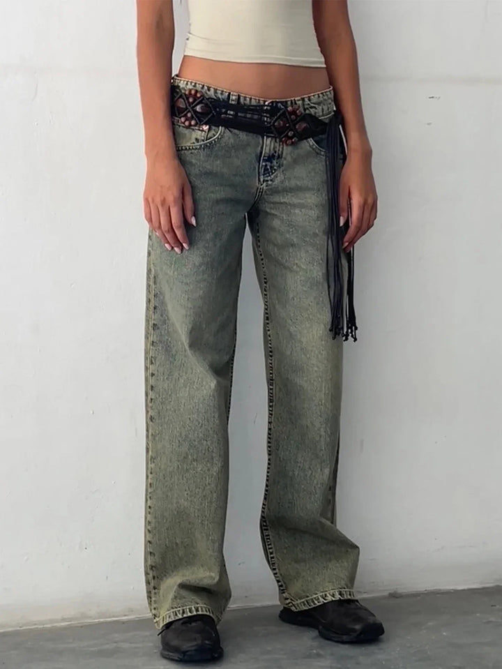 SYLVAINE™ – Jeans Baggy Casual Vintage