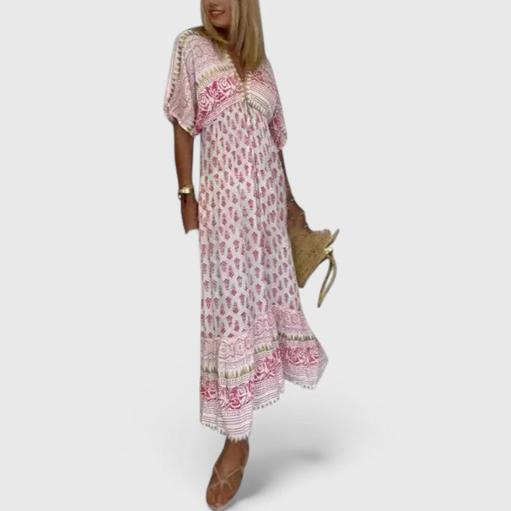 Layla – Vestido Maxi Boho para una Verano sin Esfuerzo