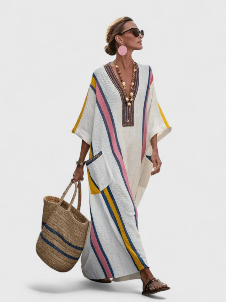 Aria – Elegante vestido maxi para un estilo costero sin esfuerzo