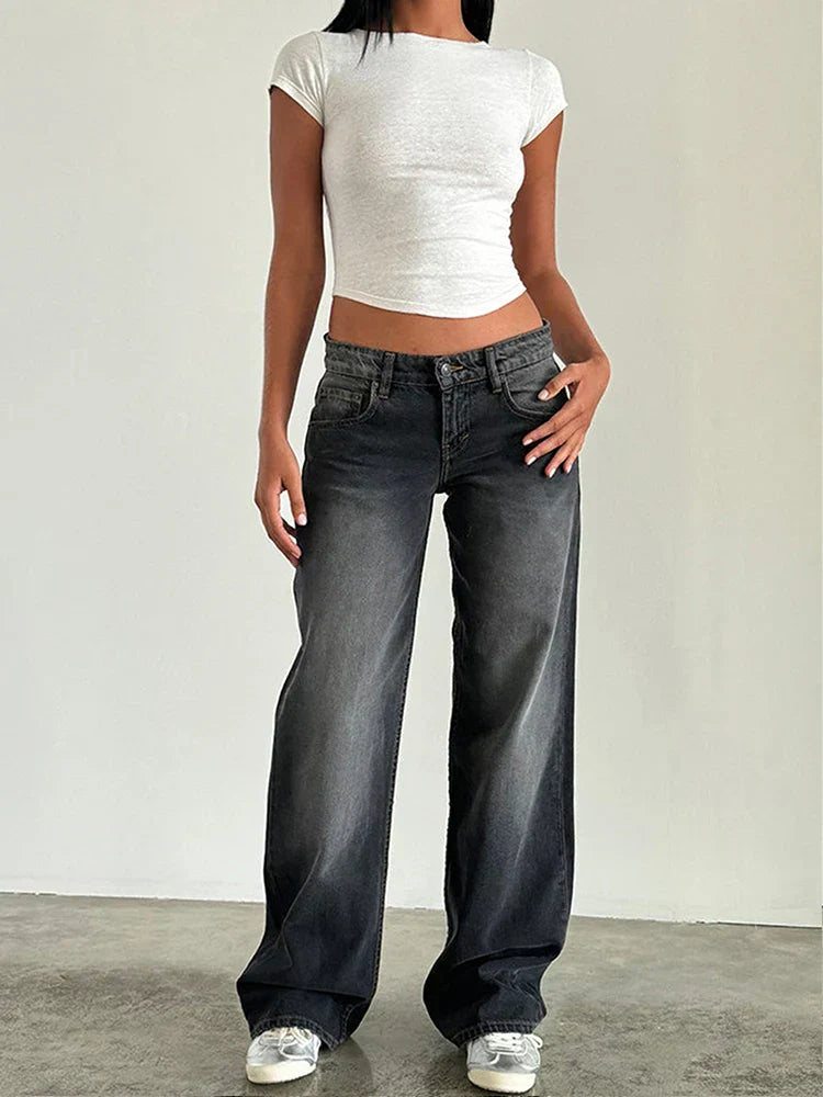 SYLVAINE™ – Jeans Baggy Casual Vintage