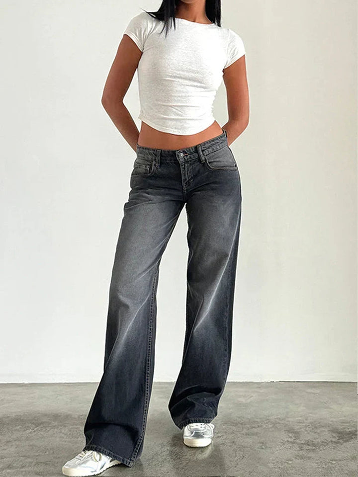 SYLVAINE™ – Jeans Baggy Casual Vintage