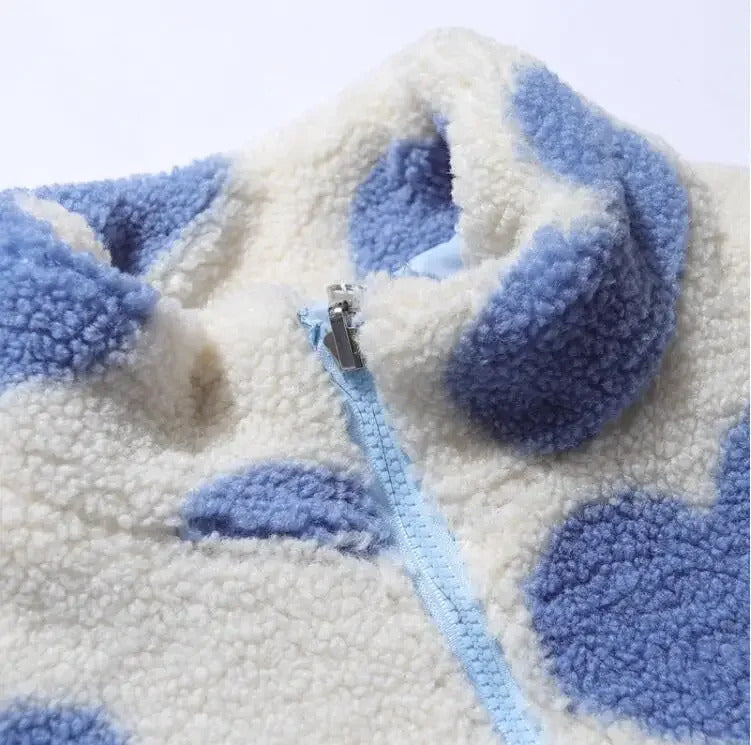 Katharina | Chaqueta con corazones reversibles