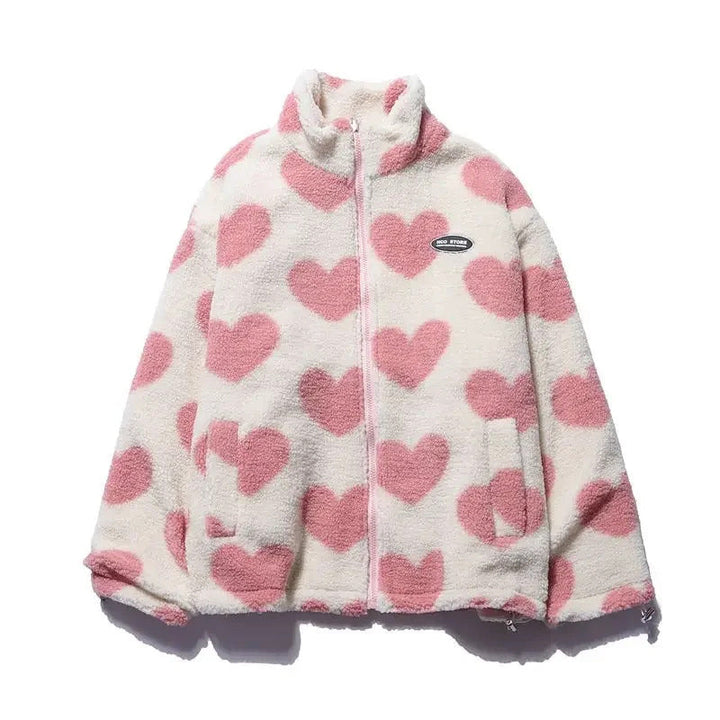 Katharina | Chaqueta con corazones reversibles