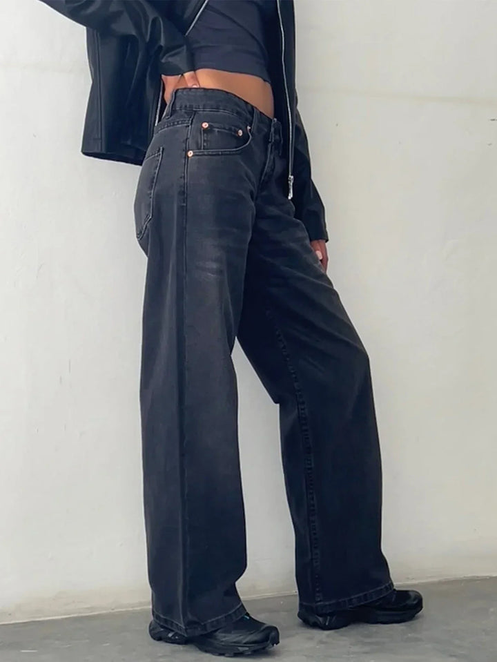 SYLVAINE™ – Jeans Baggy Casual Vintage