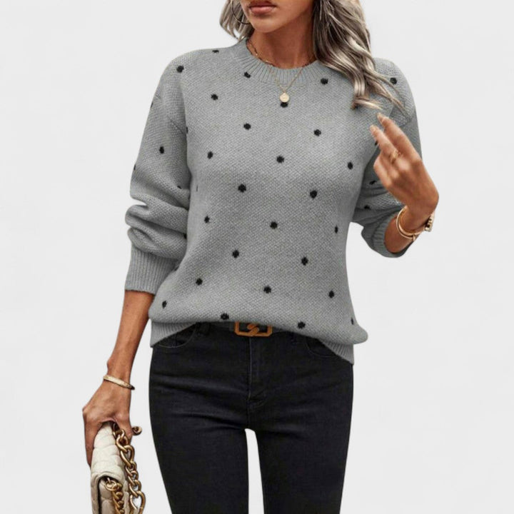 Carolina™ | Suéter de Punto con Lunares