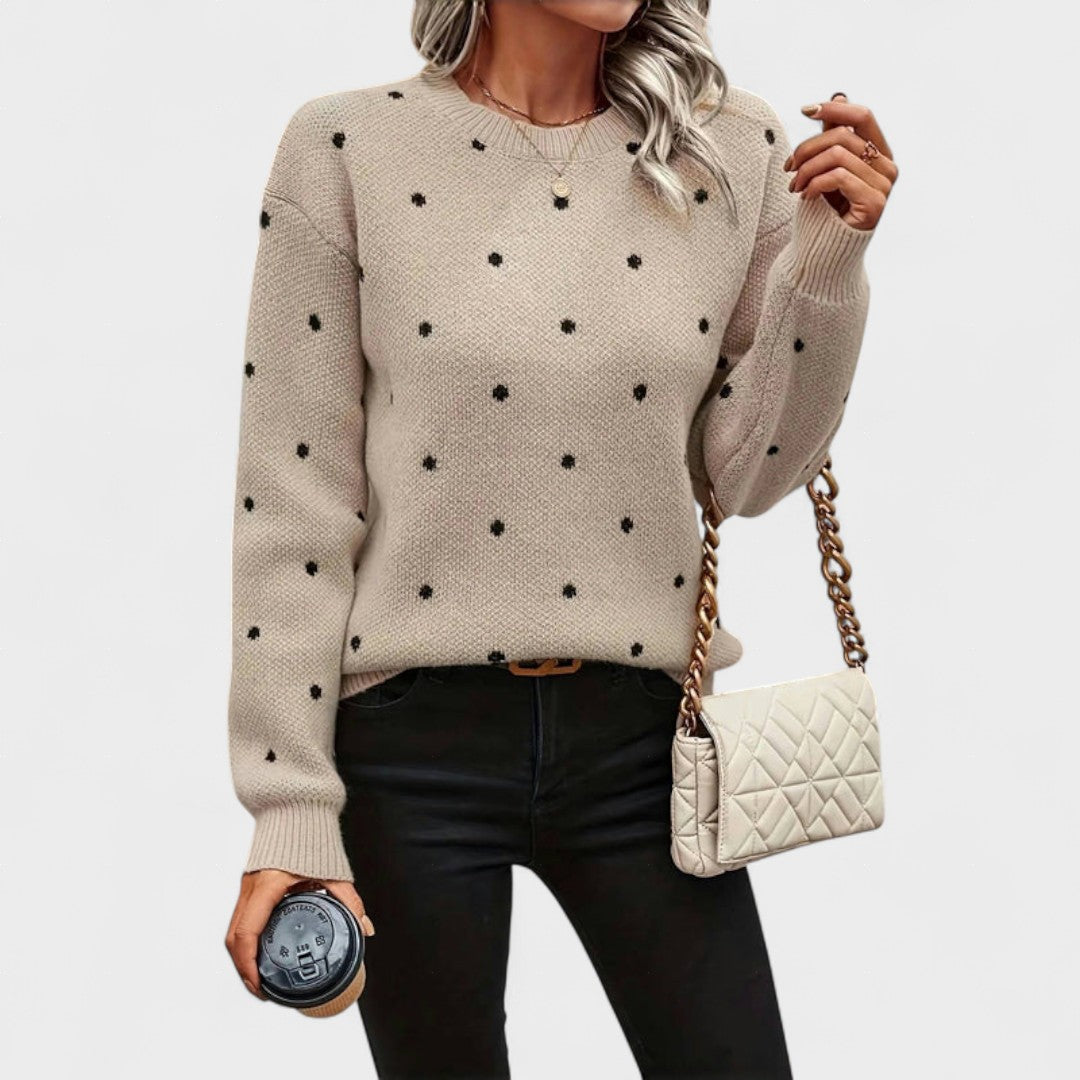 Carolina™ | Suéter de Punto con Lunares