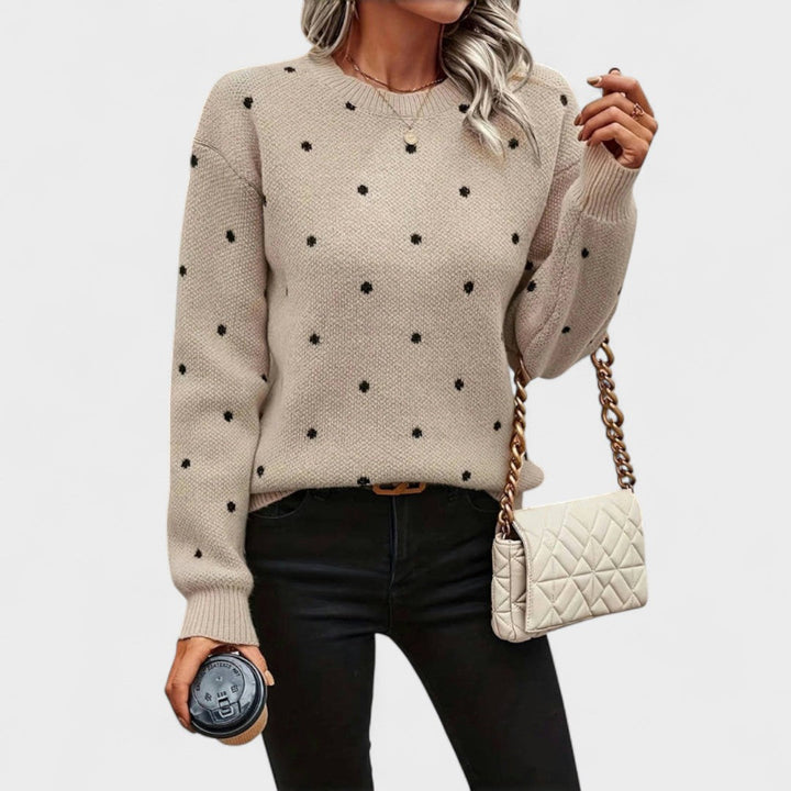 Carolina™ | Suéter de Punto con Lunares