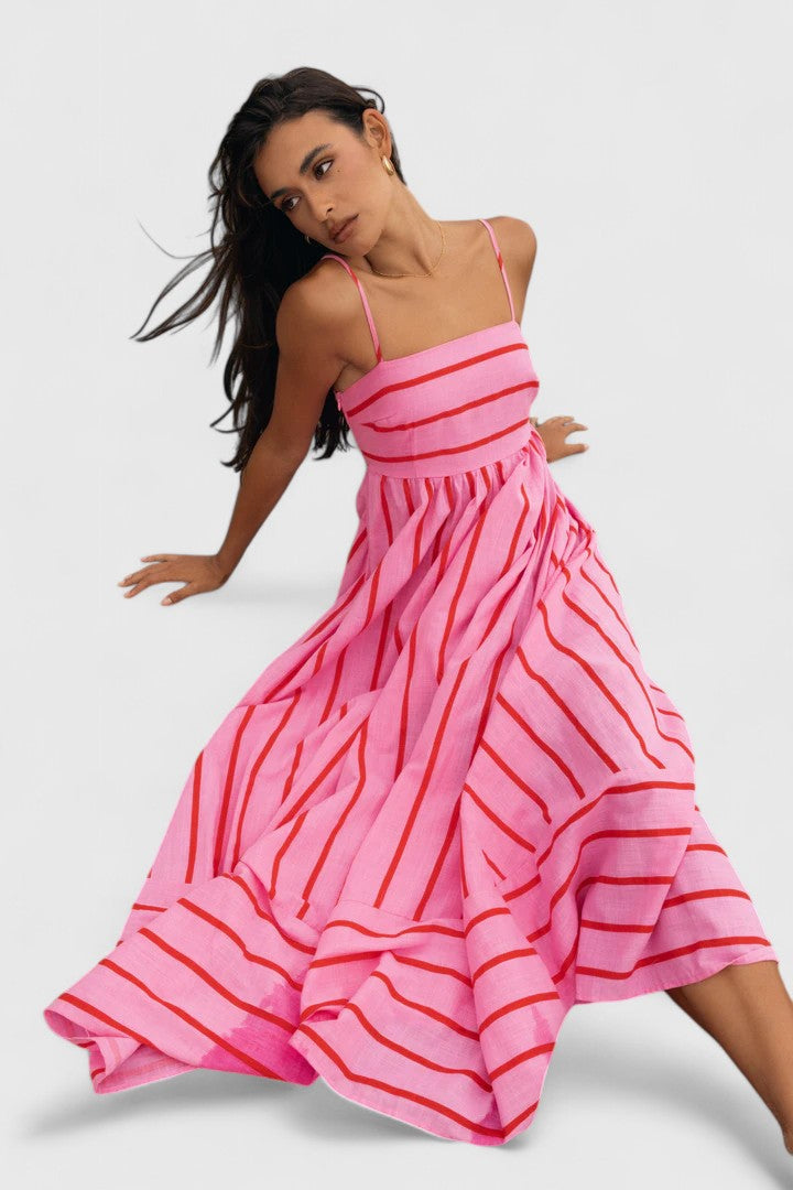 Amelia – Vestido largo elegante para una sofisticación sin esfuerzo