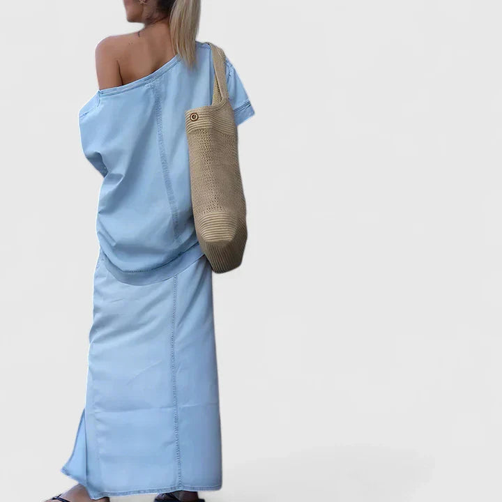 Mia – Falda Maxi Clásica para un Estilo Cotidiano Sin Esfuerzo